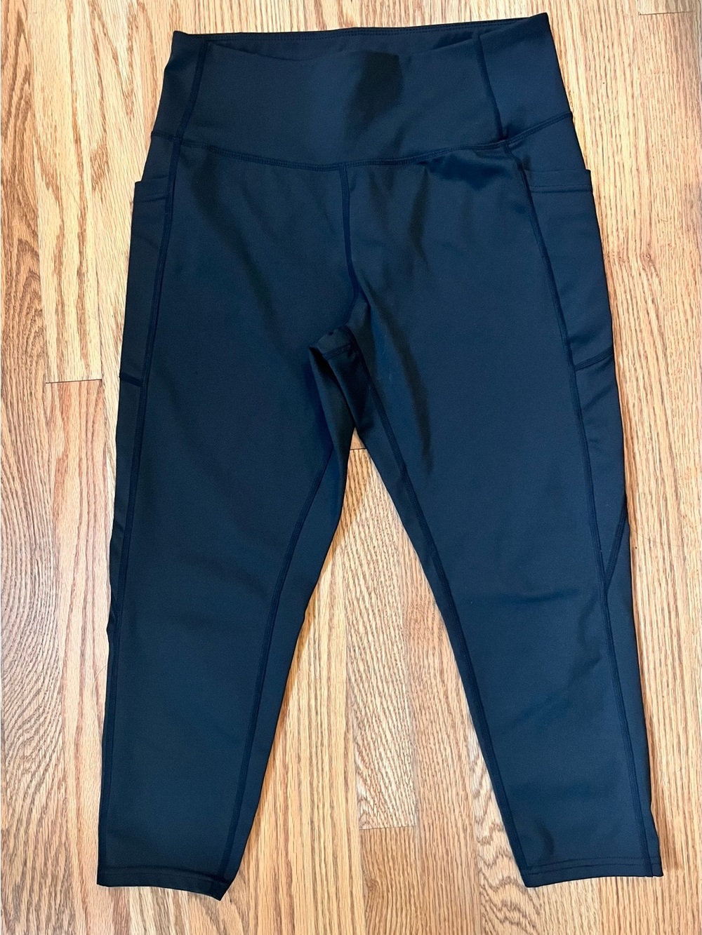 Nicole Miller Sport Women’s Black Active Capri Leggings Sz L